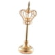 thumbnail image 1 of Corona De Oro Adorno De Candelabro Té Soporte De Luz Foto Prop Decoración De Mesa L, 1 of 5