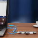 thumbnail image 2 of Hub extensor USB-C 4 puertos 3.0 JKRTech 5Gbps Windows Mac, 2 of 3