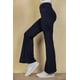 thumbnail image 2 of Pantalones Acampanados de Cintura Alta con Bolsillo Delantero, 2 of 5