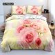 thumbnail image 1 of x2044 Bed SheetsClassic Duvet Cover Sets Flower Blue Gold ,,Full,Twin Quilt Covers Pillowcases Bed Linens Bedding Set xcm 3-Piece Bedding Set (1 Duvet Cover + 2 Pillow Shams) nj2044, 1 of 5