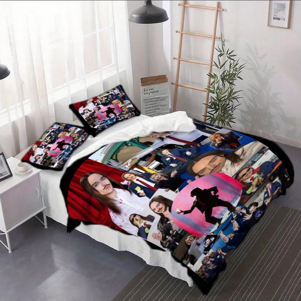 3pcs Duvet Cover Set by Tommy Cash - Includes a Duvet Cover And Pillowcases s And Bedding Great for Decoration