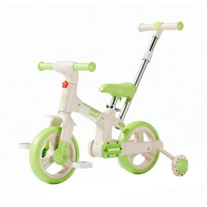 Global Latin Group - Triciclo Infantil Con Pedales Y Ruedas De Entrenamiento Verde Claro