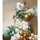 thumbnail image 4 of Kit de guirnaldas con forma de arco con forma de globo MEBAY, verde salvia y oro blanco, 146 unidades, 4 of 7