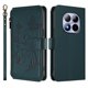 thumbnail image 2 of Funda Cartera Mariposa para [Xiaomi Redmi Note 15 Pro Plus 5G] con Soporte y Cremallera Verde oscuro, 2 of 6