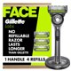 thumbnail image 1 of Gillette Labs Razor for Men, 1 Handle, 4 Blade Refills, Magnetic Stand, 1 of 3