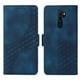 thumbnail image 1 of Carcasa FOXDOCK OPPO A5 2020 de cuero PU, diseño acolchado clásico, protección contra caídas y rayones, 1 of 5