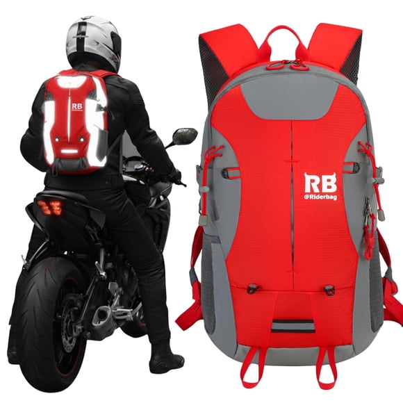 Mochila Reflectante Riderbag 35 L para Motociclistas