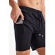 thumbnail image 2 of Pantalón corto Fabletics The One 18 cm negro con bolsillo con cremallera, 2 of 7