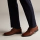 thumbnail image 2 of Zapato Oxford Clarks Tilden - Gorra para hombre, piel color canela oscuro, 2 of 2