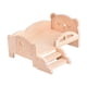 thumbnail image 4 of Mini muebles de madera para muñecas BJD, juguete decorativo de desarrollo con forma de Animal, accesorios para muñecas de dibujos animados, simulación Oso 29x18x12cm, 4 of 5