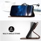 thumbnail image 3 of Funda Flip Premium Fibra de Carbono para Samsung Galaxy S24 con Soporte y Cierre Marrón, 3 of 6