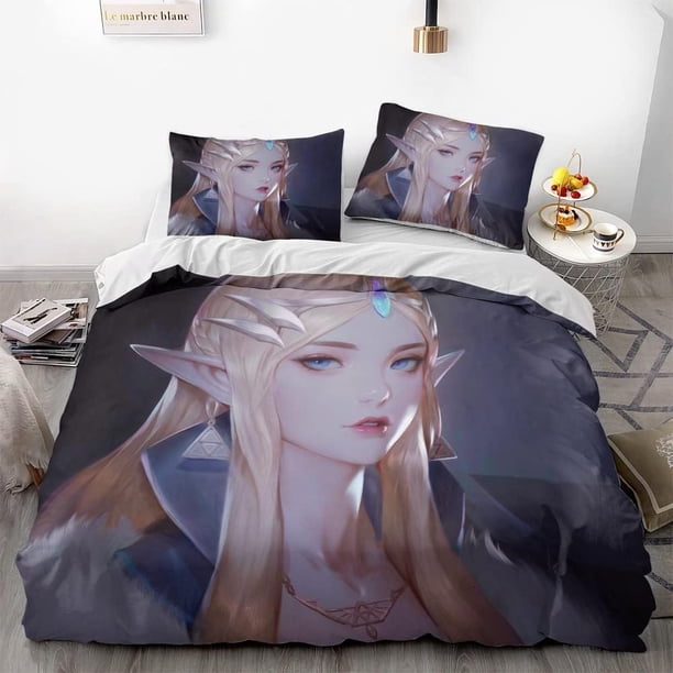 The Legend of Zeld-a Game Duvet Cover Set 3D Bedding Comforter Cover Bedding Set