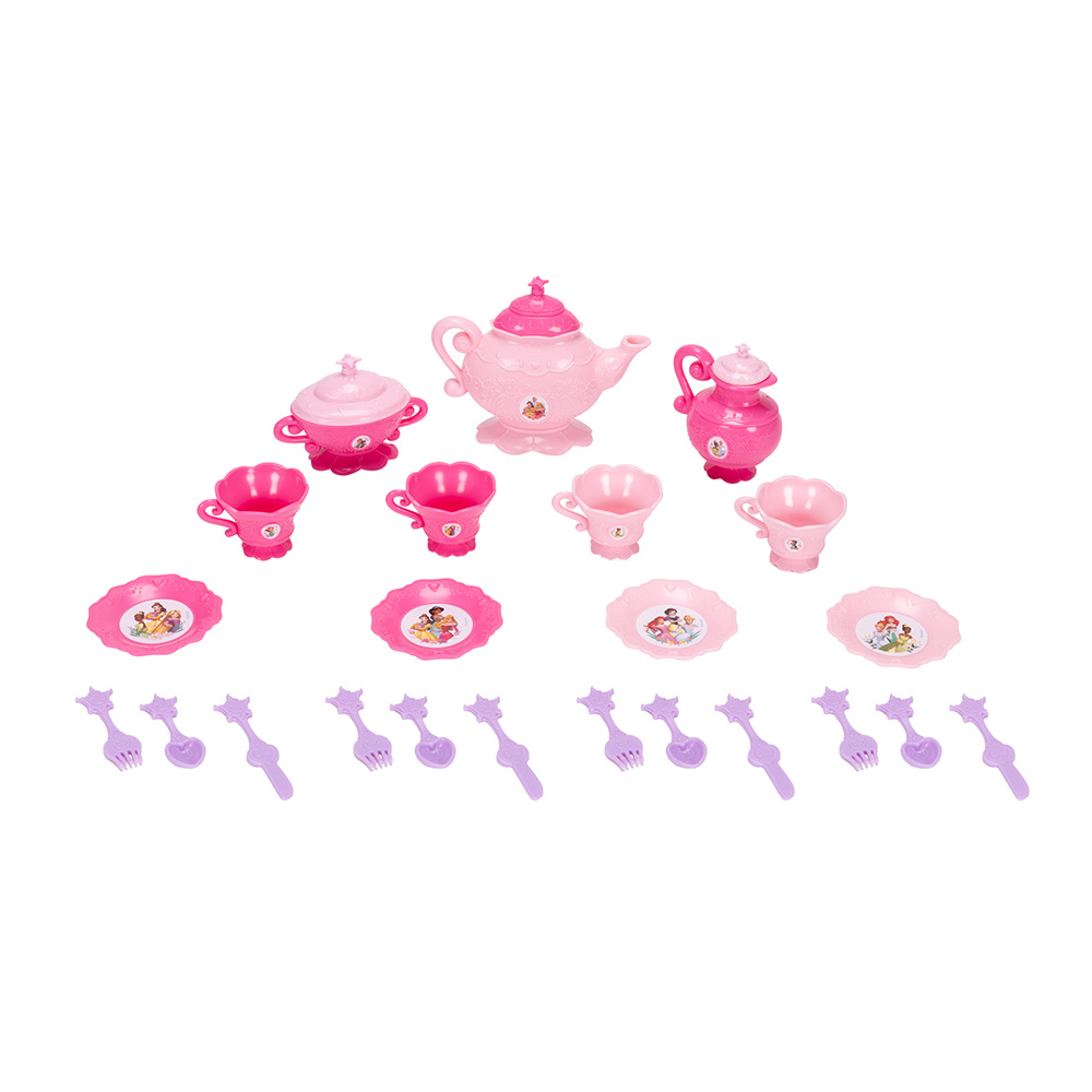 Set De Vajilla 28 Pcs Princesas De Disney