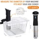 thumbnail image 2 of Kit de accesorios Sous Vide HOMENOTE, contenedor de 11 litros con tapa y estante, 2 of 7