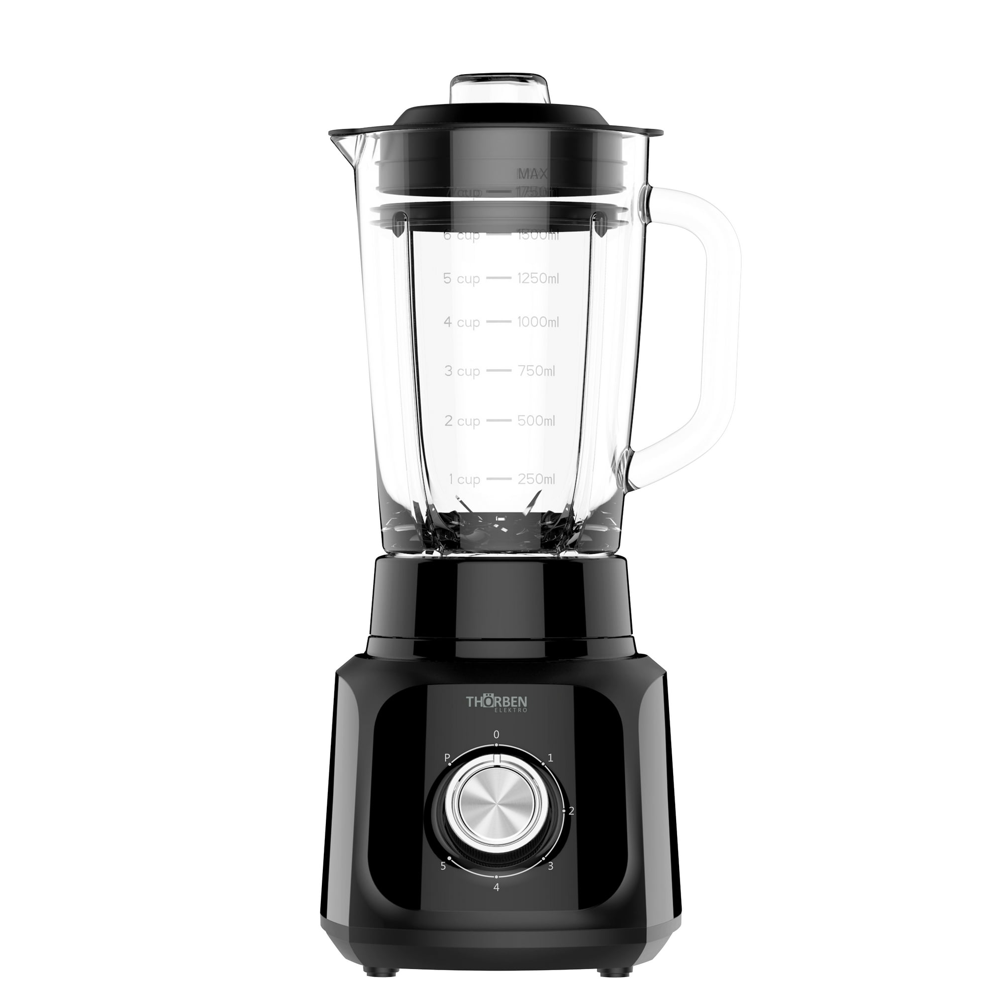 Licuadora 5 Velocidades Thor Matt Black Blender