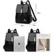 thumbnail image 2 of Luxury Women Leather Backpacks for Girls Sac A Dos Casual Daypack Black Vintage Backpack School Bags for Girls Mochila Rucksack, 2 of 3