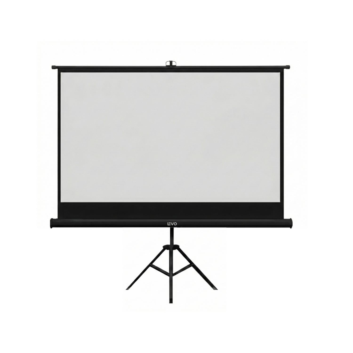 Telón Proyector 100 Pulgadas 200 X 150 Cm Negro Levo