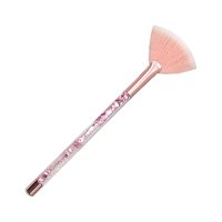 Ioensy - Brocha De Maquillaje Para Abanico, Brocha De Maquillaje Duradera Para Polvos Sueltos Para Mujer, Novia, Señora, Rosa