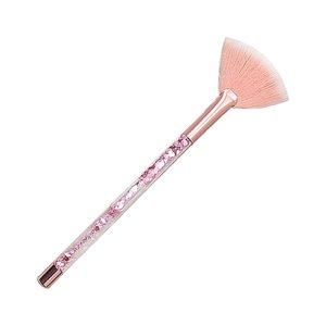 Ioensy - Brocha De Maquillaje Para Abanico, Brocha De Maquillaje Duradera Para Polvos Sueltos Para Mujer, Novia, Señora, Rosa