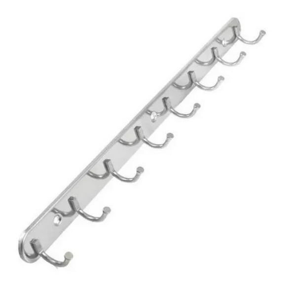 Colgador Perchero Aluminio De Pared Para Toallas Ropa