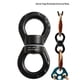 thumbnail image 1 of Swing giratorio 30KN fuerza de rotura 360 ° dispositivo rotativo de seguridad colgando accesorio para escalada en roca, colgando hamaca, colgante de árbol de la web, baile aéreo, colgante de, 1 of 3