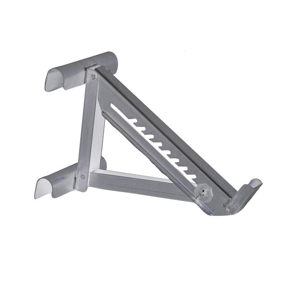 Ladder Jack Qual-Craft de aluminio plateado, paquete de 1