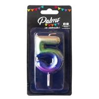 Vela Arcoiris Num 5 1 Un Palms