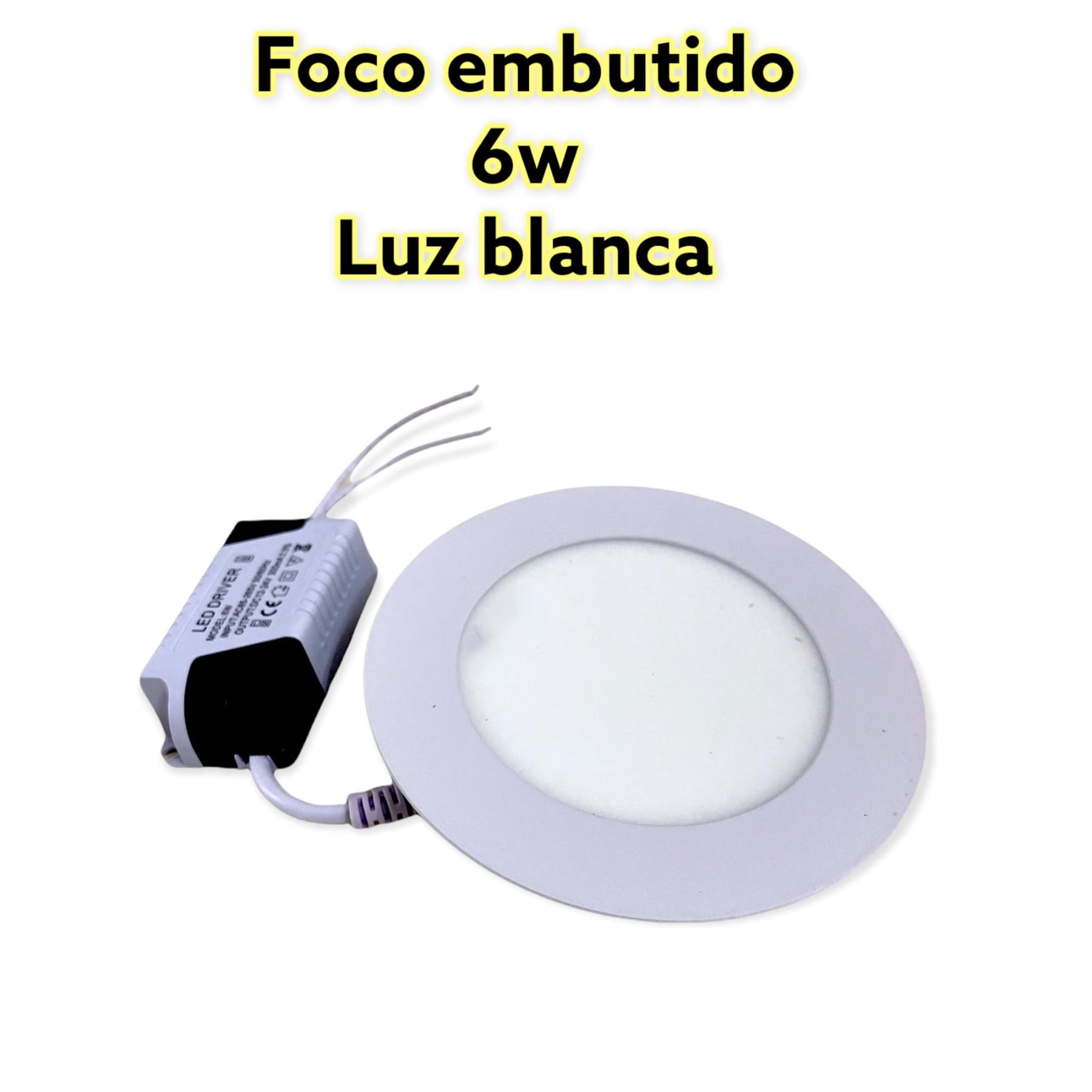 Mundo Eve - Foco Embutido Redondo 6w Blanca