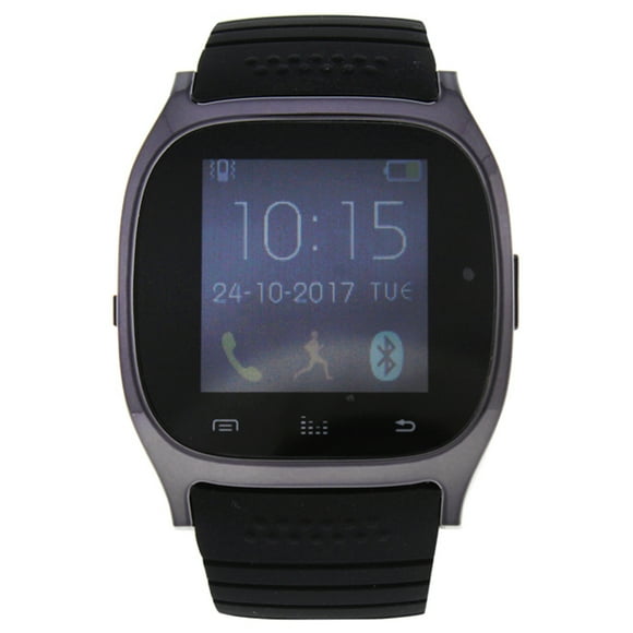 Reloj Inteligente Con Correa De Silicona Ek-c Montre Con Conexión - Negro De Para - Reloj