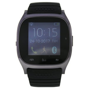 Eclock - Reloj Inteligente Con Correa De Silicona Ek-C Montre Con Conexión - Negro De Para Unisex - Reloj