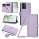 thumbnail image 1 of Funda Billetera de Cuero Sintético para Motorola MOTO G05/MOTO E15, Morado Claro, 1 of 6