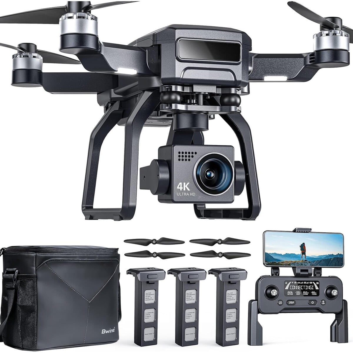 Drone Bwine F7gb2 Pro Camara 4k Gimbal 3 Ejes 75min Gps