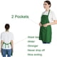 thumbnail image 3 of Delantal LOYHUANG verde 60 × 70 cm (pack de 6) con bolsillos, 3 of 8