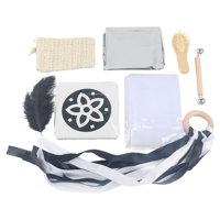 Magideal - Tarjetas Didácticas Para Bebés De Alto Contraste, Juguete Montessori Para Recién Nacidos, Juguete Para El Desarrollo Del Cerebro, Juguete Para Bebés E