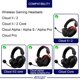 thumbnail image 2 of Abrazaderas de bisagra MZKLQVE para HyperX Cloud Alpha/2/Pro, 2 of 5