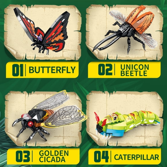 Set Mundo Insectos 4 Cajas En 1 C0634