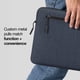 thumbnail image 5 of Funda compacta Woolenex para portátil MacBook Heather Navy de 14 pulgadas, 5 of 8