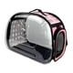 thumbnail image 1 of Jaula Transportadora Para Perros Y Gatos, Para Cachorros, Gatos Y Perros Pequeños, Para Exteriores, Color Rosa, 1 of 3