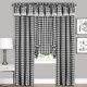 thumbnail image 2 of Panel de cortina ACHIM Buffalo Check 107x213 cm negro y blanco, 2 of 3