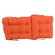 thumbnail image 2 of Cojín para silla Blazing Needles, sarga, con mechones, color mandarina, 45 x 97 cm, 2 of 2