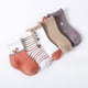 thumbnail image 1 of Calcetines para bebés, niños y niñas: 5 pares de calcetines gruesos y cálidos de algodón sin costuras, de punto grueso y suave, para niños pequeños., 1 of 5