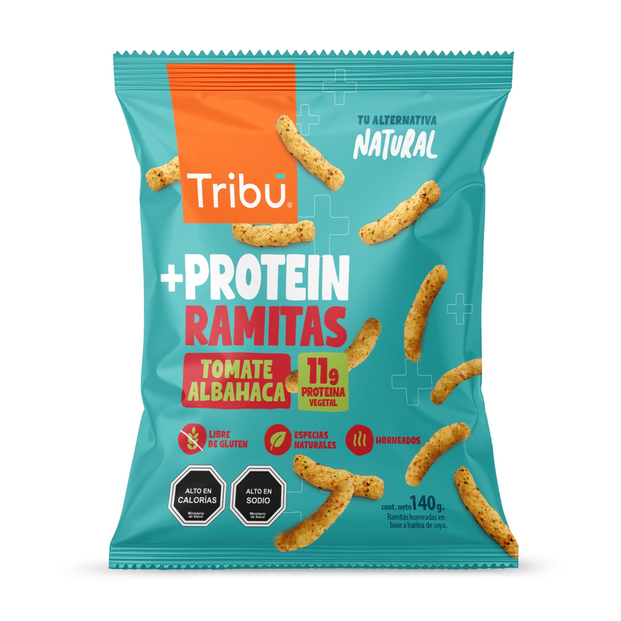 Ramitas Protein Tomate Albahaca 140 G 140 g Tribu