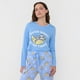 thumbnail image 4 of Pijama Mujer Largo Algodón Print Celeste Corona, 4 of 5