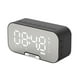 thumbnail image 1 of Radio Reloj Despertador Digital Parlante Bluetooth Y Espejo Negro, 1 of 3