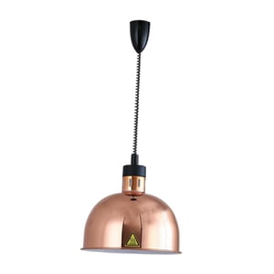 Bothyi - Lámpara Para Calentar Alimentos, Retráctil, Colgante, Para Cafetería, Cocina, Bufé, Color Oro Rosa