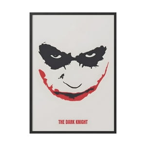 Creango - Cuadro Poster Enmarcado The Joker Detective Comic Decorativo