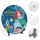 thumbnail image 4 of Los pequeñitos Plato decorativo de porcelana fina (bone china), plato decorativo de cerámica para hogar, oficina, soporte de pared, platos decorativos para dormitorio - 6 pulgadas (15 cm), 4 of 6