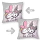 thumbnail image 2 of My Melody Fundas de almohada de terciopelo con tema, regalos de funda de almohada, decoración para el hogar, cojín de lanzar, regalo de cumpleaños para fans y parejas.61*61cm., 2 of 6