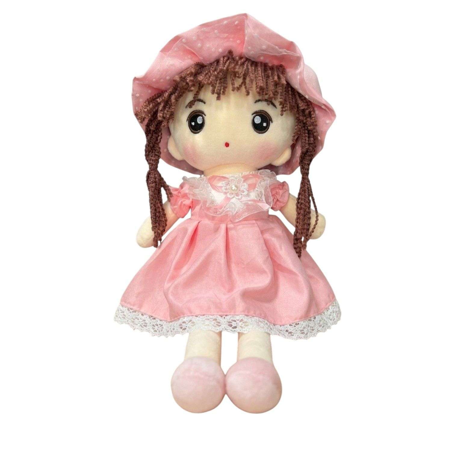 Oem - Muñeca De Trapo De Peluche Con Lazo Tierna Suave 45cm Rs