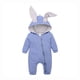 thumbnail image 2 of Algodón Big Ear Bunny Zipper Jumpsuit Trajes Ropa De Escalada Azul 80, 2 of 5